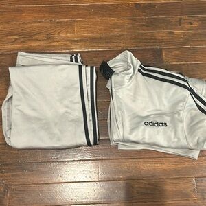 Grey Adidas Original Tracksuit 2-piece